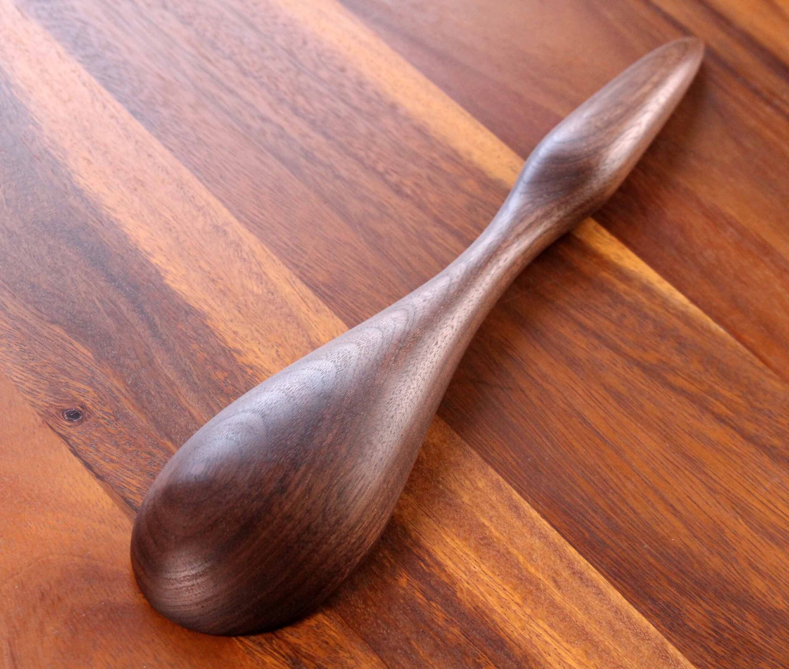 Handmade treenware wooden ergonomic spoon for stirring and serving - Image 5