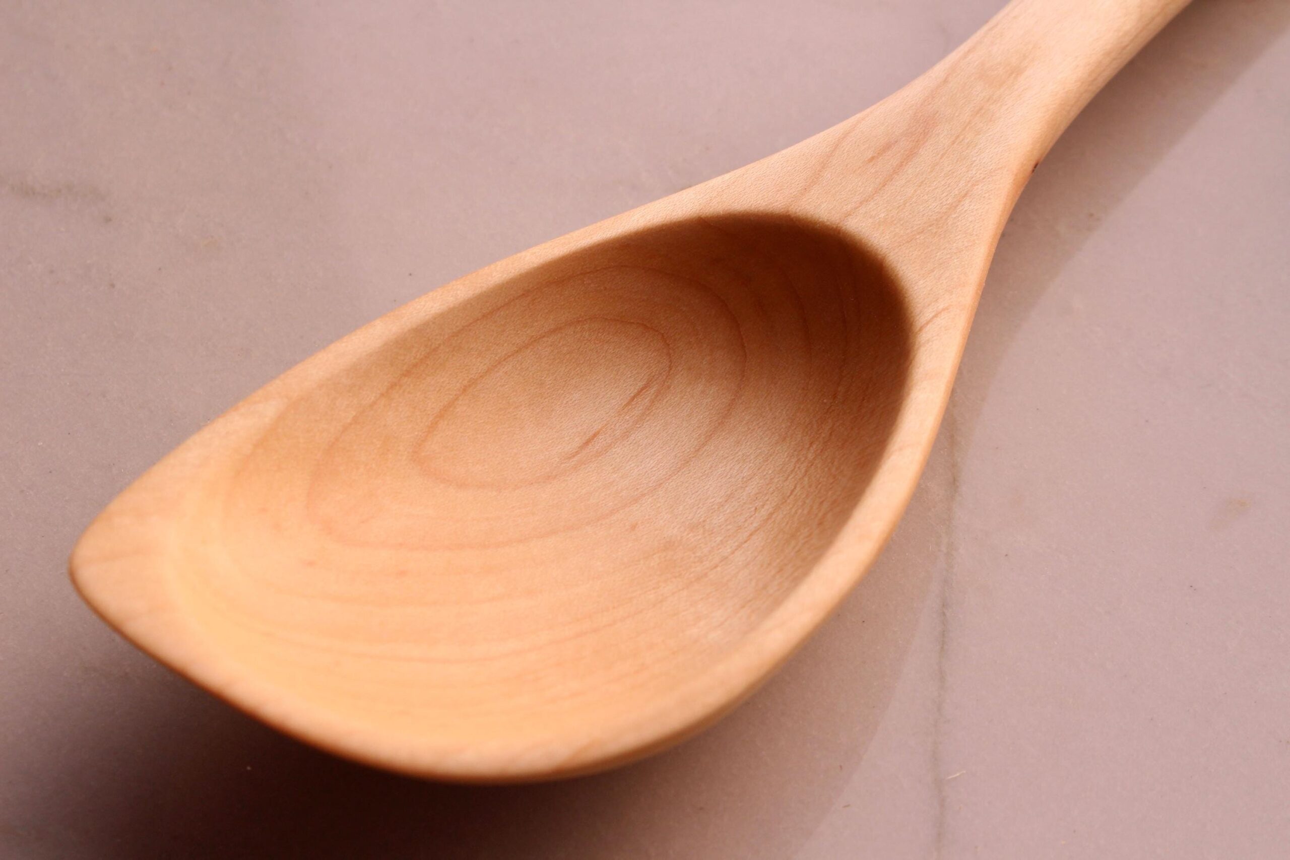 Handmade wooden spatula spoon carved from Cherry, Walnut, Maple, or Bird's Eye Maple - Image 13